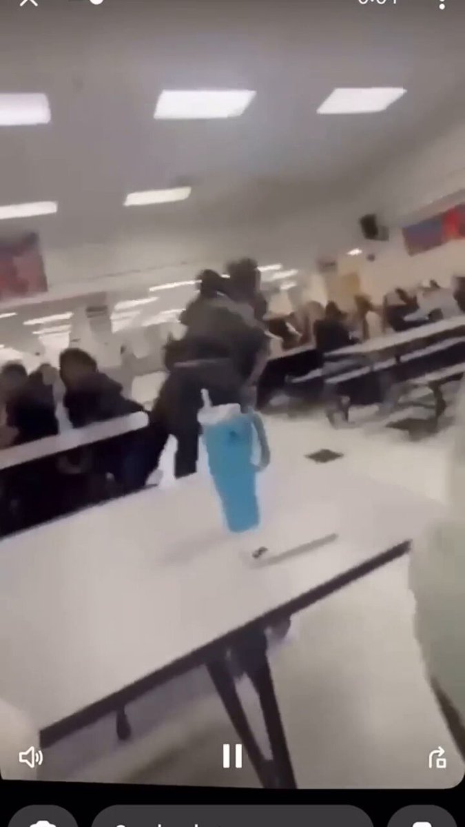 Nasty suplex in the cafeteria