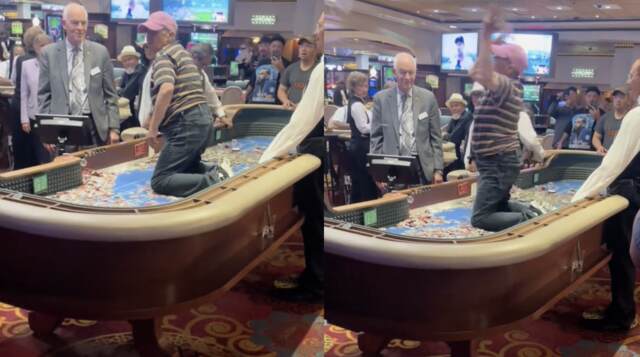 Man in despair at casino table, having lost life savings, symbolizing the harsh reality of gambling addiction.